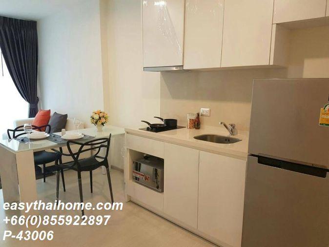 รูป P-43006 ให้เช่า  (ริธึ่ม สุขุมวิท 42)🛏 1 ห้องนอน 1 ห้องน้ำ | 40 ตร.ม. | ชั้น 7 | วิวเมือง💰 23,000 บาท/เดือน📞 Line: @easythaihome | 085-592-2897 - รูปที่ 5/9