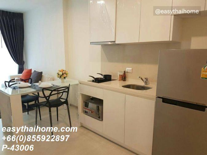 รูป P-43006 ให้เช่า (ริธึ่ม สุขุมวิท 42)🛏 1 ห้องนอน 1 ห้องน้ำ | 40 ตร.ม. | ชั้น 7 | วิวเมือง💰 23,000 บาท/เดือน📞 Line: @easythaihome | 085-592-2897 - รูปที่ 5/9