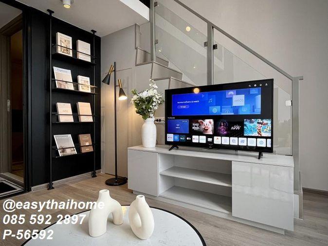 รูป P-56592 ให้เช่าคอนโด 1 ห้องนอน DUPLEX 📍KnightsBridge Space Sukhumvit-Rama 4 ชั้น 11 เพดานสูง ใกล้ BTS พระโขนง! | Line@easythaihome 085-592-2897 - รูปที่ 17/25