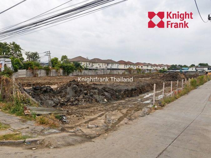 รูป ขายที่ดิน 5 ไร่ ติดถนนกิ่งแก้ว อำเภอบางพลี จังหวัดสมุทรปราการ - รูปที่ 1/3
