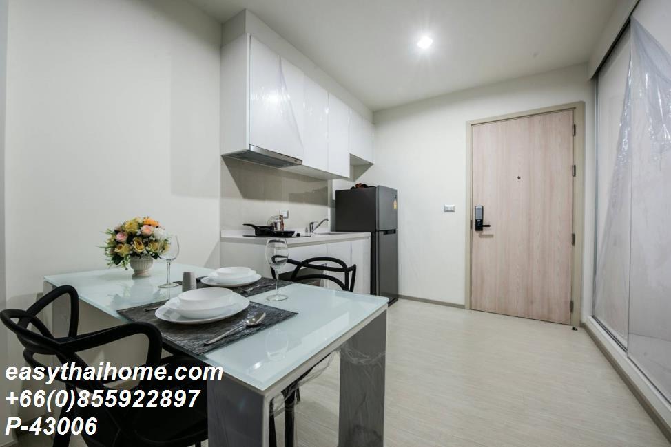 รูป P-43006 ให้เช่า  (ริธึ่ม สุขุมวิท 42)🛏 1 ห้องนอน 1 ห้องน้ำ | 40 ตร.ม. | ชั้น 7 | วิวเมือง💰 23,000 บาท/เดือน📞 Line: @easythaihome | 085-592-2897 - รูปที่ 6/9