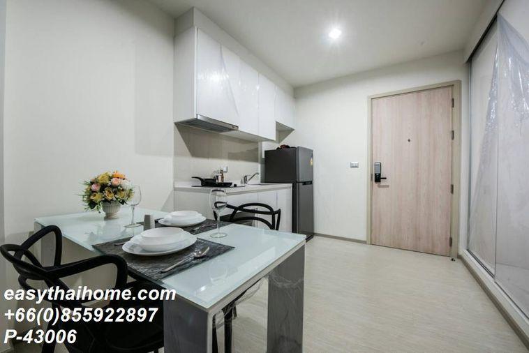 รูป P-43006 ให้เช่า  (ริธึ่ม สุขุมวิท 42)🛏 1 ห้องนอน 1 ห้องน้ำ | 40 ตร.ม. | ชั้น 7 | วิวเมือง💰 23,000 บาท/เดือน📞 Line: @easythaihome | 085-592-2897 - รูปที่ 6/9
