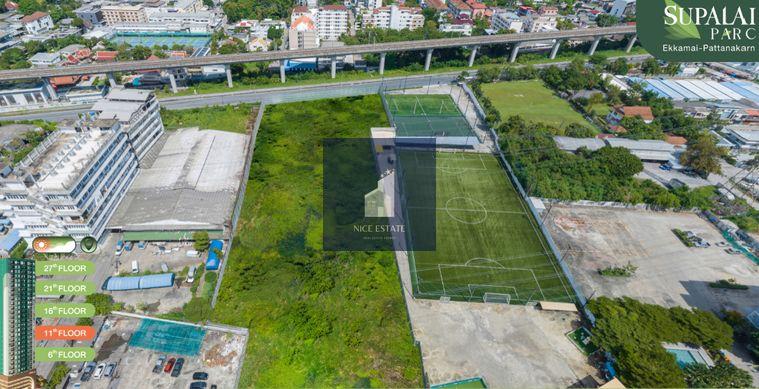 รูป ส่งต่อเท่าทุน SUPALAI PARC เอกมัย พัฒนาการ สตูดิโอ วิวสนามฟุตบอล รับแดดเช้า - รูปที่ 4/4