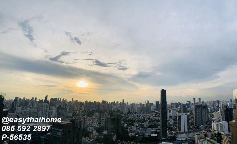 รูป P-56535 ให้เช่าคอนโดหรู Duplex 1 ห้องนอน 📍C Ekkamai ชั้น 40 เฟอร์ครบ วิวเมืองสวยสุดอลังการ ใกล้ BTS เอกมัย! | Line@easythaihome 085-592-2897 - รูปที่ 9/25