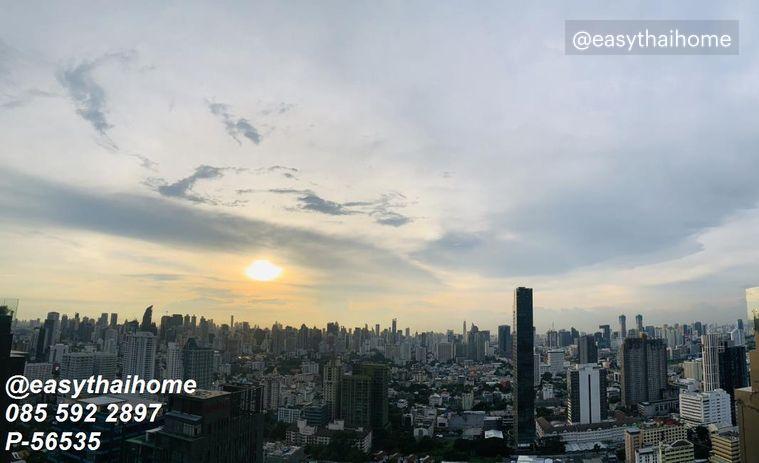 รูป P-56535 ให้เช่าคอนโดหรู Duplex 1 ห้องนอน 📍C Ekkamai ชั้น 40 เฟอร์ครบ วิวเมืองสวยสุดอลังการ ใกล้ BTS เอกมัย! | Line@easythaihome 085-592-2897 - รูปที่ 9/25