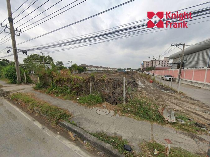 รูป ขายที่ดิน 5 ไร่ ติดถนนกิ่งแก้ว อำเภอบางพลี จังหวัดสมุทรปราการ - รูปที่ 3/3