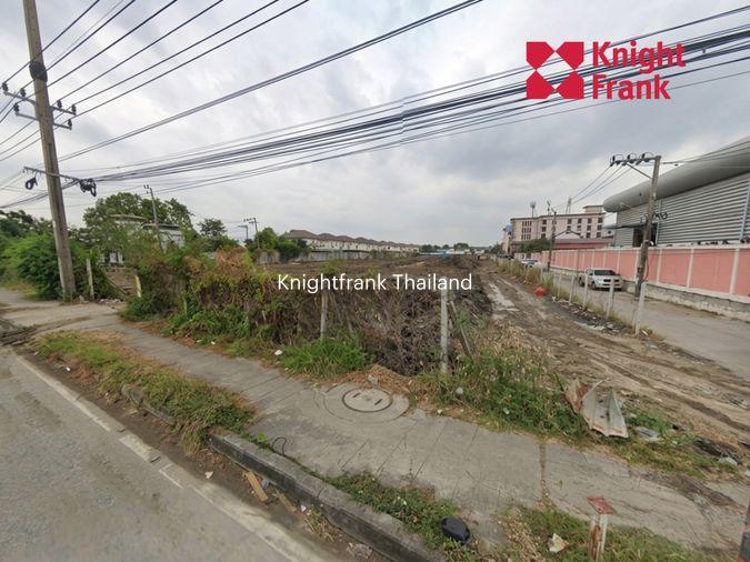 รูป ขายที่ดิน 5 ไร่ ติดถนนกิ่งแก้ว อำเภอบางพลี จังหวัดสมุทรปราการ - รูปที่ 3/3