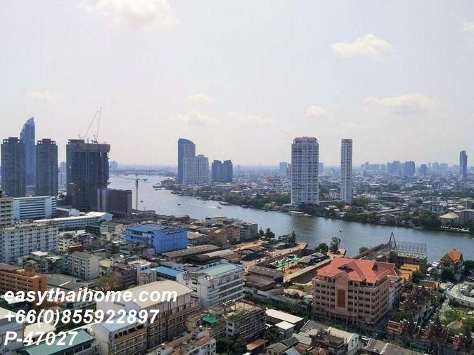 รูป P-47027 ให้เช่า  ริธึ่ม สาทร  | 45 ตร.ม. | ชั้น 27 อาคาร N | วิวแม่น้ำ | เฟอร์นิเจอร์ครบ | 30,000 บาท/เดือน📞 Line ID: @easythaihome | 085-592-2897 - รูปที่ 6/13