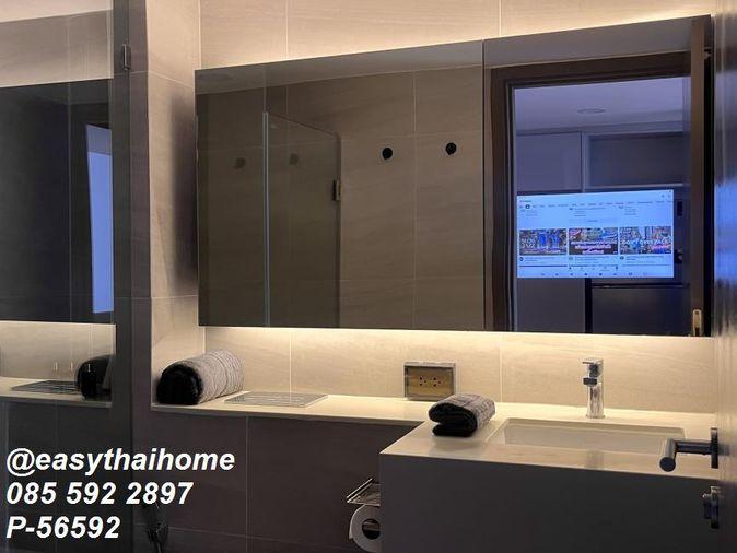 รูป P-56592 ให้เช่าคอนโด 1 ห้องนอน DUPLEX 📍KnightsBridge Space Sukhumvit-Rama 4 ชั้น 11 เพดานสูง ใกล้ BTS พระโขนง! | Line@easythaihome 085-592-2897 - รูปที่ 6/25