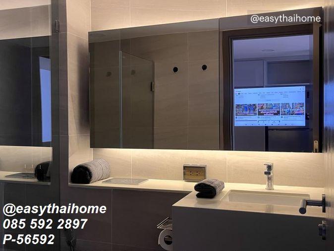 รูป P-56592 ให้เช่าคอนโด 1 ห้องนอน DUPLEX 📍KnightsBridge Space Sukhumvit-Rama 4 ชั้น 11 เพดานสูง ใกล้ BTS พระโขนง! | Line@easythaihome 085-592-2897 - รูปที่ 6/25
