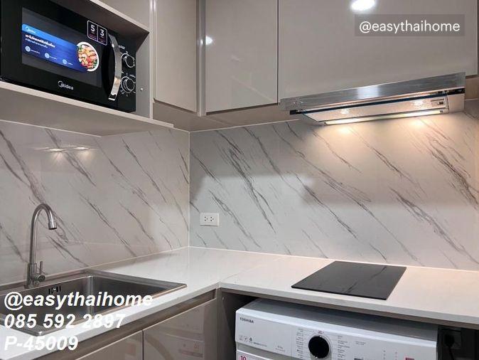 รูป P-45009 ให้เช่าคอนโด 1 ห้องนอน 📍The Belgravia @ Ratchada 17 ชั้น 5 แต่งสวย ใกล้ MRT สุทธิสาร/ห้วยขวาง! วิวเมือง | Line@easythaihome 085-592-2897 - รูปที่ 9/11