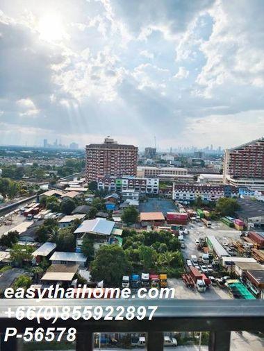 รูป P-56578 ให้เช่า รีเจ้นท์ โฮม บางนา  | 28 ตร.ม. | ชั้น 15 | วิวเมือง | เฟอร์นิเจอร์ครบ | 10,000 บาท/เดือน | Line ID: @easythaihome | 085-592-2897 - รูปที่ 9/10