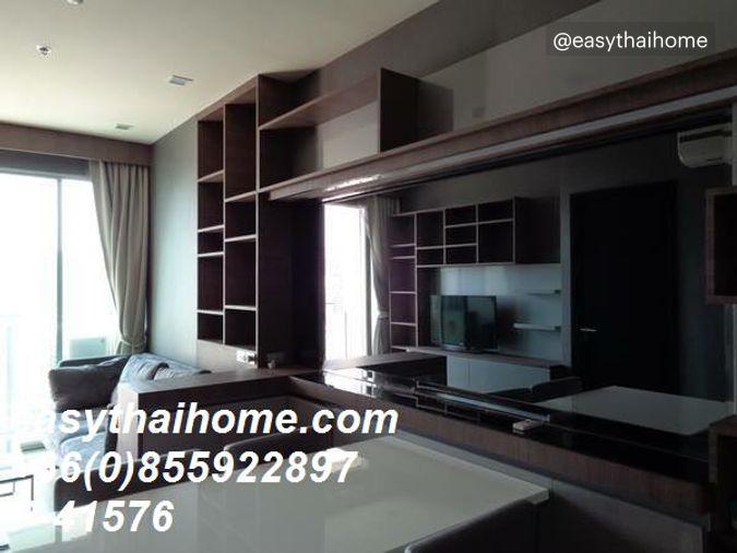รูป P-41576 ให้เช่า สกายวอล์ค คอนโดมิเนียม 🛏 2 ห้องนอน 2 ห้องน้ำ | 60 ตร.ม. | ชั้น 18 | วิวเมือง💰 32,000 บาท/เดือน📞 Line: @easythaihome | 085-592-2897 - รูปที่ 3/9