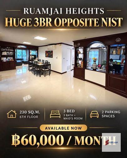 รูป RS7647 ให้เช่า Ruamjai Heights Sukhumvit 15 | ติด NIST International School - รูปที่ 1/8