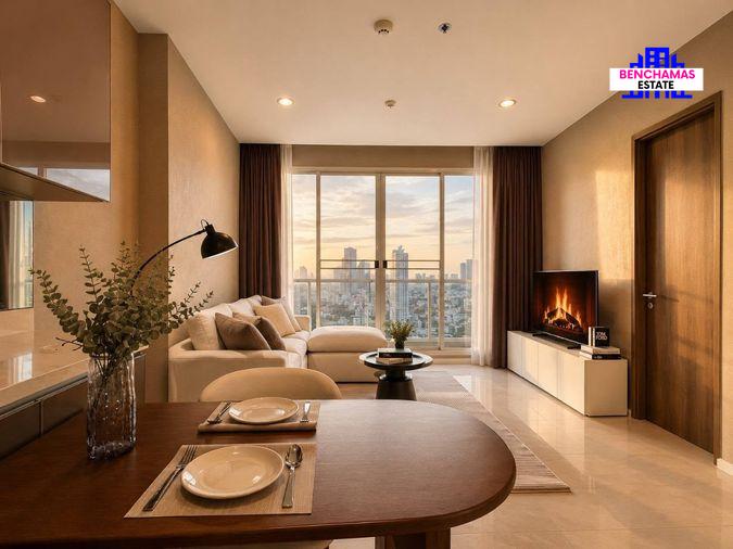 รูป 🏙️ ขายคอนโด แม่น้ำ เรสซิเดนท์ Menam Residence Condominium ใกล้ BTS สะพานตากสิน - รูปที่ 6/11