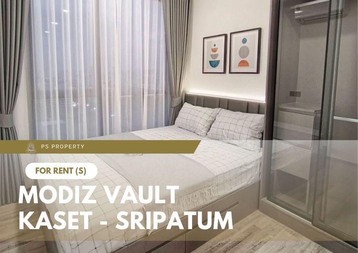 รูป ให้เช่า 📍 MODIZ VAULT Kaset - Sripatum 📍 เฟอร์นิเจอร์ และ เครื่องใช้ไฟฟ้าครบ ใกล้ BTS บางบัว - รูปที่ 1/8