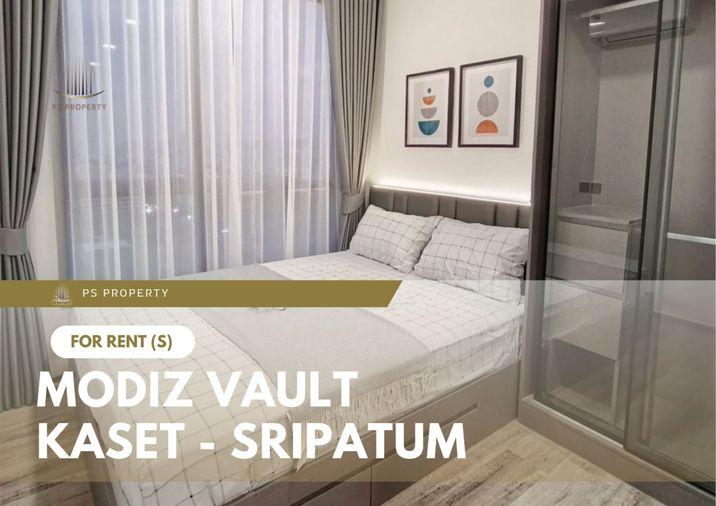 รูป ให้เช่า 📍 MODIZ VAULT Kaset - Sripatum 📍 เฟอร์นิเจอร์ และ เครื่องใช้ไฟฟ้าครบ ใกล้ BTS บางบัว - รูปที่ 1/8