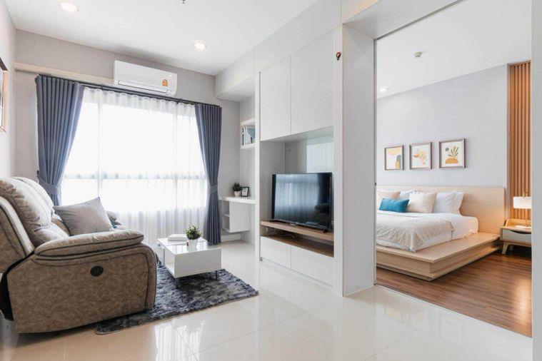 รูป ✨ Q House คอนโด สาทร ติด BTS กรุงธนบุรี ชั้นสูง 1 นอน 48 ตร.ม. วิวโค้งน้ำ แต่งครบ ฟรีแม่บ้าน 21k/ด. นัดชมห้องฟรี ทักด่วน! - รูปที่ 7/9
