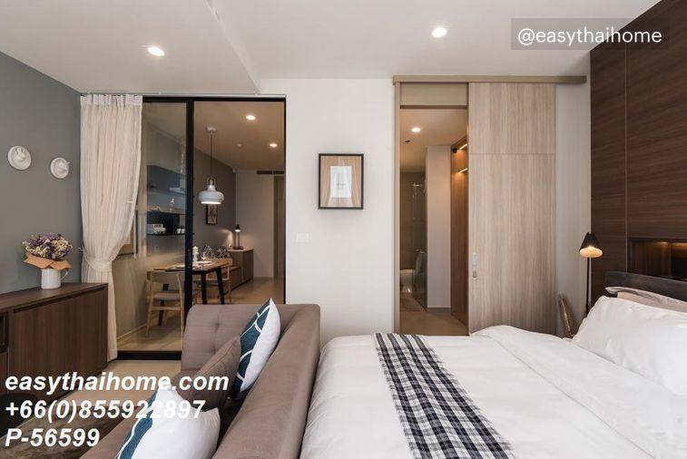 รูป P-56599 ให้เช่า (โนเบิล เพลินจิต)🛏 ห้องสตูดิโอ 1 ห้องน้ำ | 46 ตร.ม. | ชั้น 24 | วิวเมือง💰 40,000 บาท/เดือน📞 Line: @easythaihome | 085-592-2897 - รูปที่ 2/5