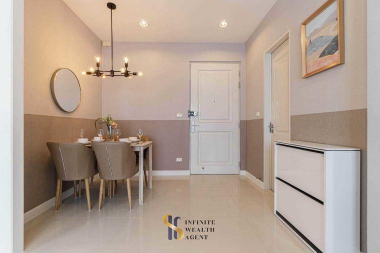 รูป ✨ Q House คอนโด สาทร ติด BTS กรุงธนบุรี ชั้นสูง 1 นอน 48 ตร.ม. วิวโค้งน้ำ แต่งครบ ฟรีแม่บ้าน 21k/ด. นัดชมห้องฟรี ทักด่วน! - รูปที่ 8/9