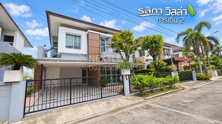 รูป ขายบ้านเดี่ยว 2 ชั้น รสิกา วิลล่า การ์เด้น 2 รัตนาธิเบศร์ 50 ตร.ว. ไม่มีบ้านตรงข้าม พร้อมต้นไม้รอบบ้าน - รูปที่ 1/29