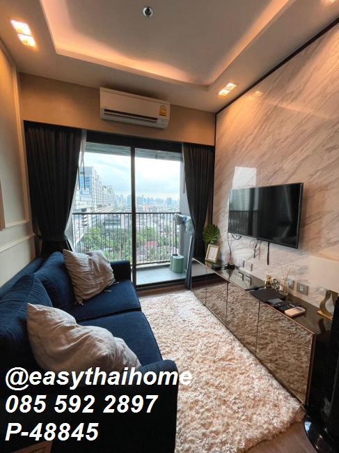 รูป P-48845 🚶‍♂️ ก้าวเดียวถึง MRT ลาดพร้าว เพียง 99 เมตร! Whizdom Avenue รัชดา-ลาดพร้าวชั้น 10 เพียง 20,000.-/เดือน Line@easythaihome 085-592-2897 - รูปที่ 2/16