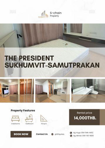 picture 🌸💫For rent 🌈 The President Sukhumvit - Samutprakan ✨ NO-039 - 1/10