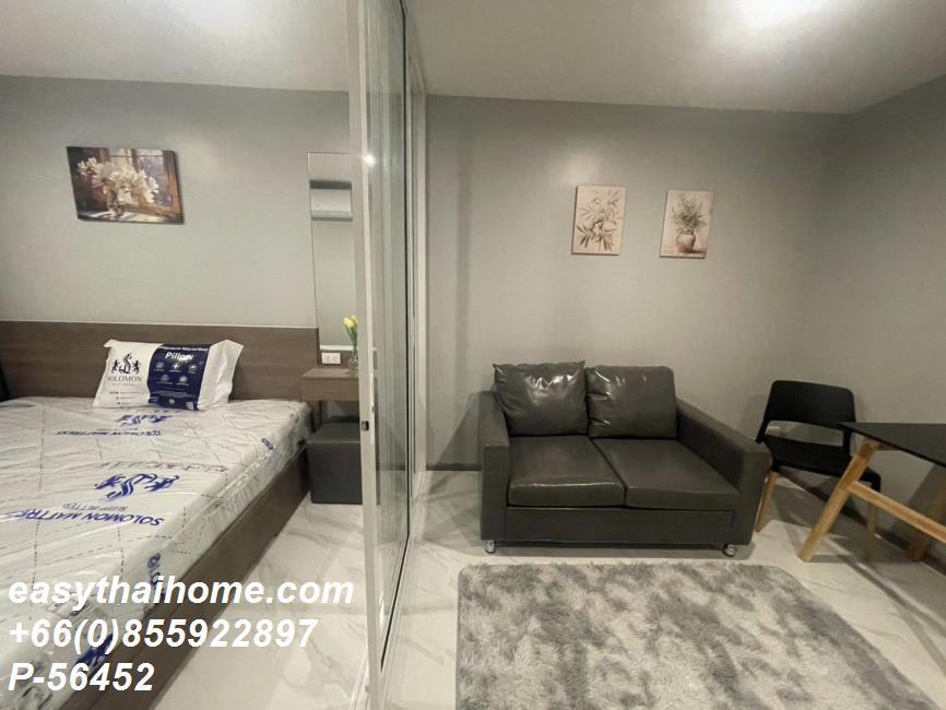 รูป P-56452 ให้เช่า รีเจ้นท์ โฮม บางนา | 28 ตร.ม. | ชั้น 23 อาคาร D | วิวเมือง💰 11,000 บาท/เดือน📞 Line: @easythaihome | 085-592-2897 - รูปที่ 10/11