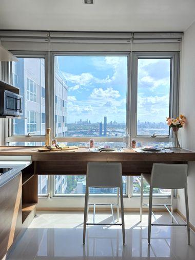 รูป  Rhythm Sukhumvit 50 ห้องกว้าง 45 ตรม. ชั้นสูง 1 ห้องนอน 1 ห้องน้ำ ราคาดีมาก สระว่ายน้ำลอยฟ้า ฟิตเนส ใกล้ BTS อ่อนนุช - รูปที่ 7/18