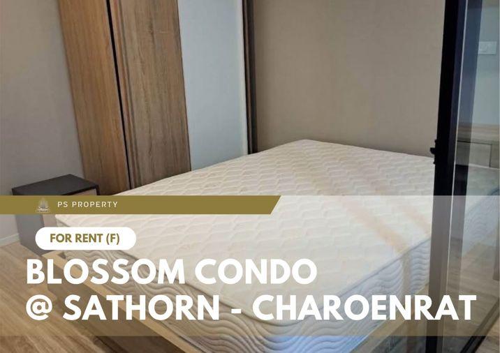 รูป ให้เช่า 📍 Blossom Condo @ Sathorn - Charoenrat 📍 เฟอร์นิเจอร์ และ เครื่องใช้ไฟฟ้าครบ ใกล้ BTS สุรศักดิ์ - รูปที่ 1/6