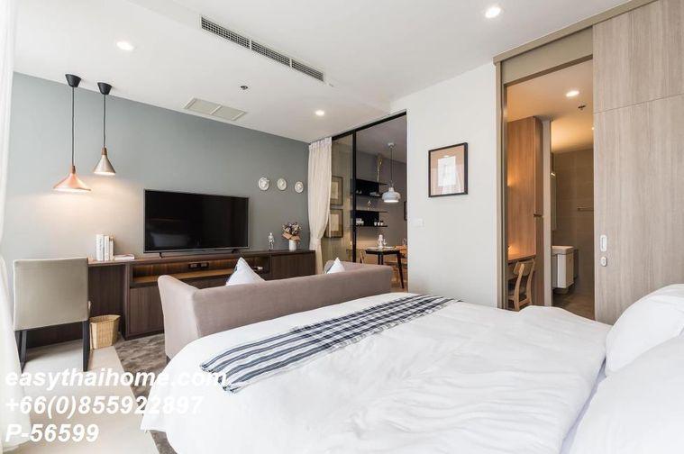 รูป P-56599 ให้เช่า  (โนเบิล เพลินจิต)🛏 ห้องสตูดิโอ 1 ห้องน้ำ | 46 ตร.ม. | ชั้น 24 | วิวเมือง💰 40,000 บาท/เดือน📞 Line: @easythaihome | 085-592-2897 - รูปที่ 3/5