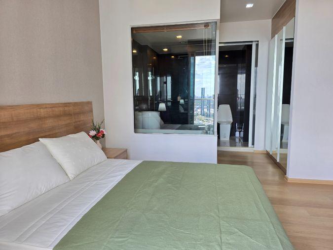 รูป  Rhythm Sukhumvit 50 ห้องกว้าง 45 ตรม. ชั้นสูง 1 ห้องนอน 1 ห้องน้ำ ราคาดีมาก สระว่ายน้ำลอยฟ้า ฟิตเนส ใกล้ BTS อ่อนนุช - รูปที่ 16/18
