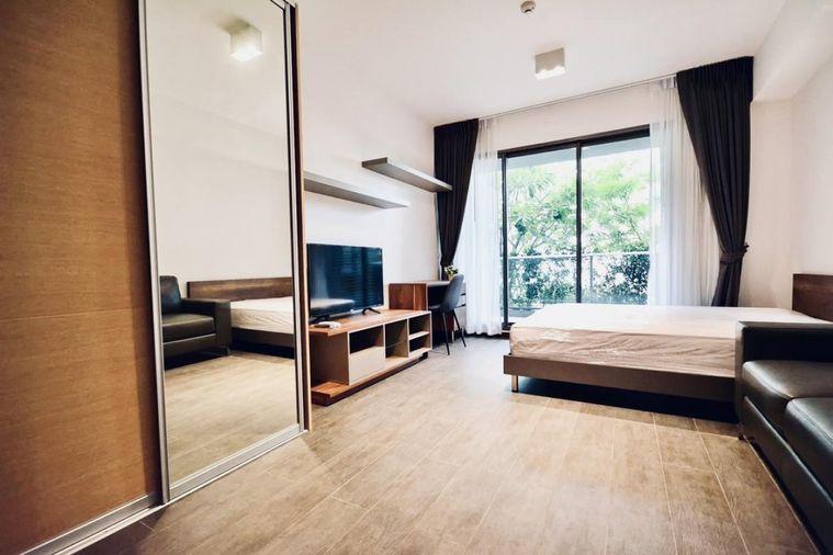 picture The Lofts Ekkamai | Garden-facing unit, spacious balcony, North-facing #AS-7764 - 2/9
