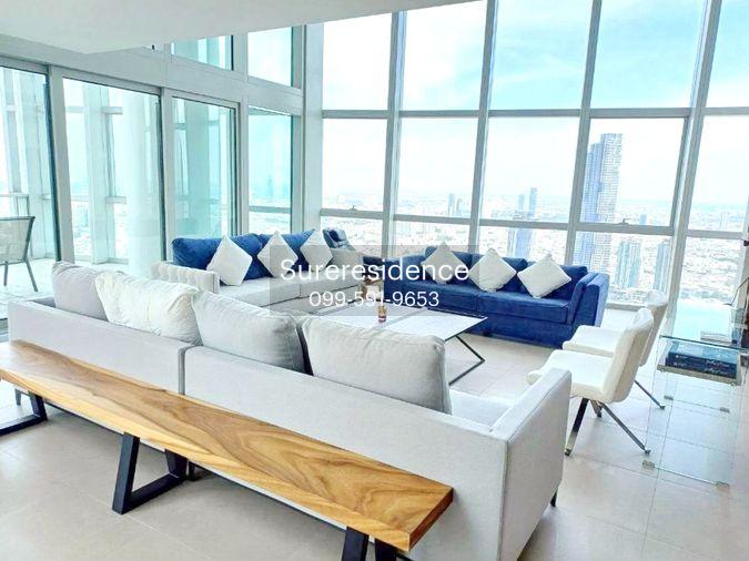 รูป 9846♛ให้เช่าคอนโด 3 ห้องนอน♙เดอะ ริเวอร์♜BTSกรุงธนบุรี∞099-5919653,065-9423251🜲Line@sureresidence - รูปที่ 4/15
