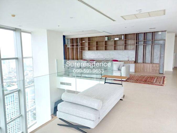 รูป 9846♛ให้เช่าคอนโด 3 ห้องนอน♙เดอะ ริเวอร์♜BTSกรุงธนบุรี∞099-5919653,065-9423251🜲Line@sureresidence - รูปที่ 11/15