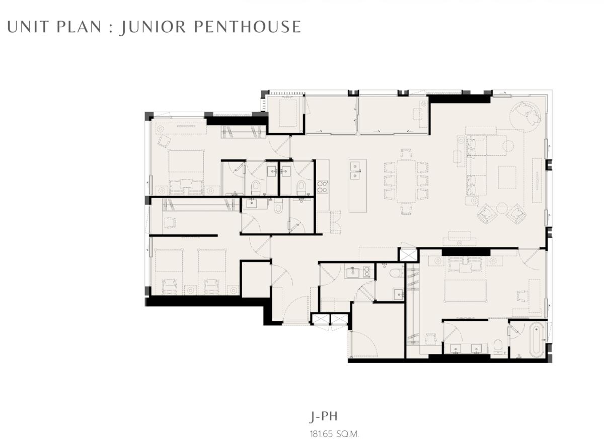 picture Resale New 3bedroom floor23 at Romm Convent by Nexspace Realty  - 9/17