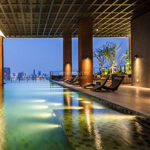 รูป The LOFTS Asoke ให้เช่า 2 ห้องนอน วิวตึก Singha Complex ,ใกล้ MRTเพชรบุรี - รูปที่ 9/9