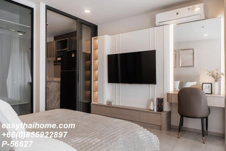 รูป ✨ P-56627 ให้เช่า (แอสปาย อ่อนนุช สเตชั่น) | สตูดิโอ 1 ห้องน้ำ | 27 ตร.ม. | ชั้น 30 | วิวเมือง 📞 Line ID: @easythaihome | 085-592-2897 - รูปที่ 5/7