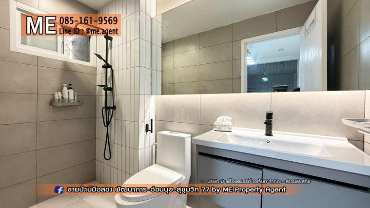 รูป ขายทาวน์เฮ้าส์ 2 ชั้น วิลเลตไลท์ พัฒนาการ 38 ติดถนนเมน ตกแต่งสวย หลังมุม ใกล้เอกมัย-ทองหล่อ-สุขุมวิท โทร 064-954-9619 (TF65-22) - รูปที่ 13/14