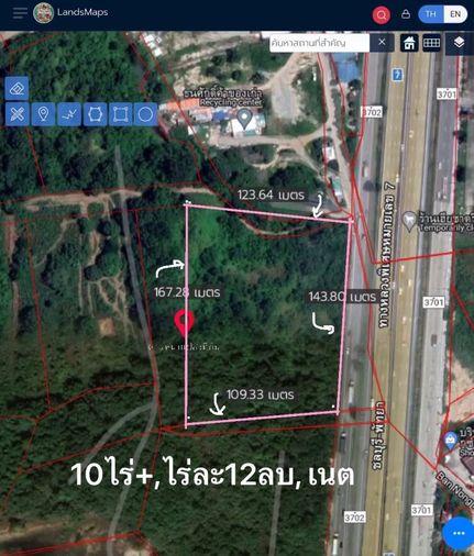 รูป ขายที่ดินบางพระ ติดมอเตอร์เวย์บางแสน ชลบุรี เหมาะพัฒนาโครงการ - รูปที่ 5/5