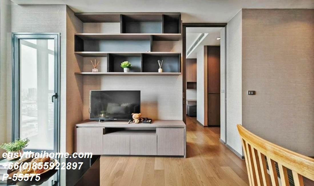 รูป P-55575 ให้เช่า (เดอะ ดิโพลแมท สาธร)  | 45 ตร.ม. | ชั้น 20 | วิวเมือง | เฟอร์นิเจอร์ครบ | 35,000 บาท/เดือน 📞 Line ID: @easythaihome | 085-592-2897 - รูปที่ 4/9