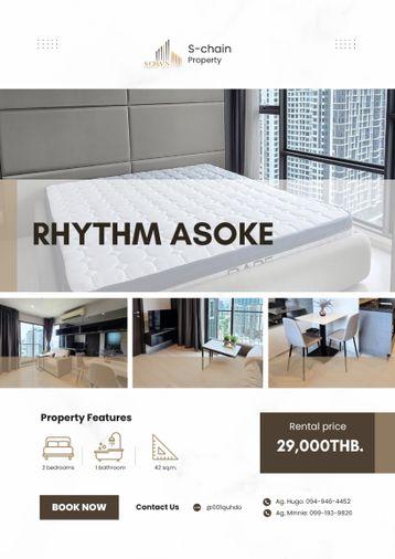 picture 🌆For rent ✨ Rhythm Asoke ✨ NO-041 - 1/9