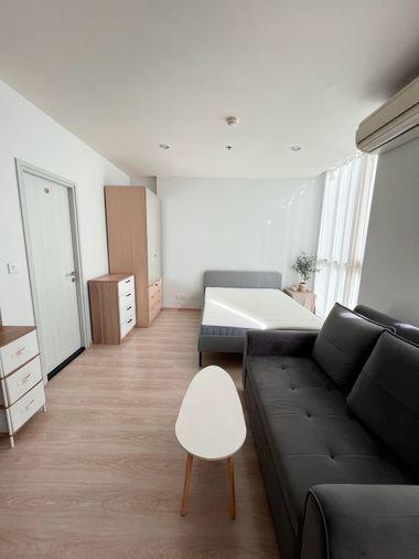 picture 🔥For Rent 💎 15,000 THB/month ✨ Noble Revolve Ratchada  ✨ Open-plan 1-bedroom unit - 5/7
