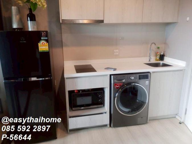 รูป P-56644 ✨ ห้องสวยสไตล์โมเดิร์น เฟอร์ครบ มีเครื่องซักผ้าอบผ้า! Life Sukhumvit 48 ขนาด 38 ตร.ม. 18,000.-/เดือน Line@easythaihome 085-592-2897 - รูปที่ 8/19