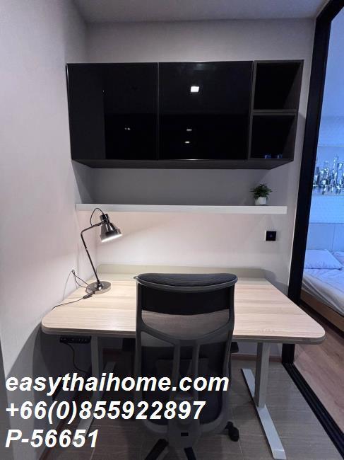 รูป P-56651 ให้เช่า  โนเบิล อราวน์ อารีย์ | Studio | 27 ตร.ม. | ชั้น 30 | วิวเมือง | เฟอร์นิเจอร์ครบ  📞 Line ID: @easythaihome | 085-592-2897 - รูปที่ 7/12