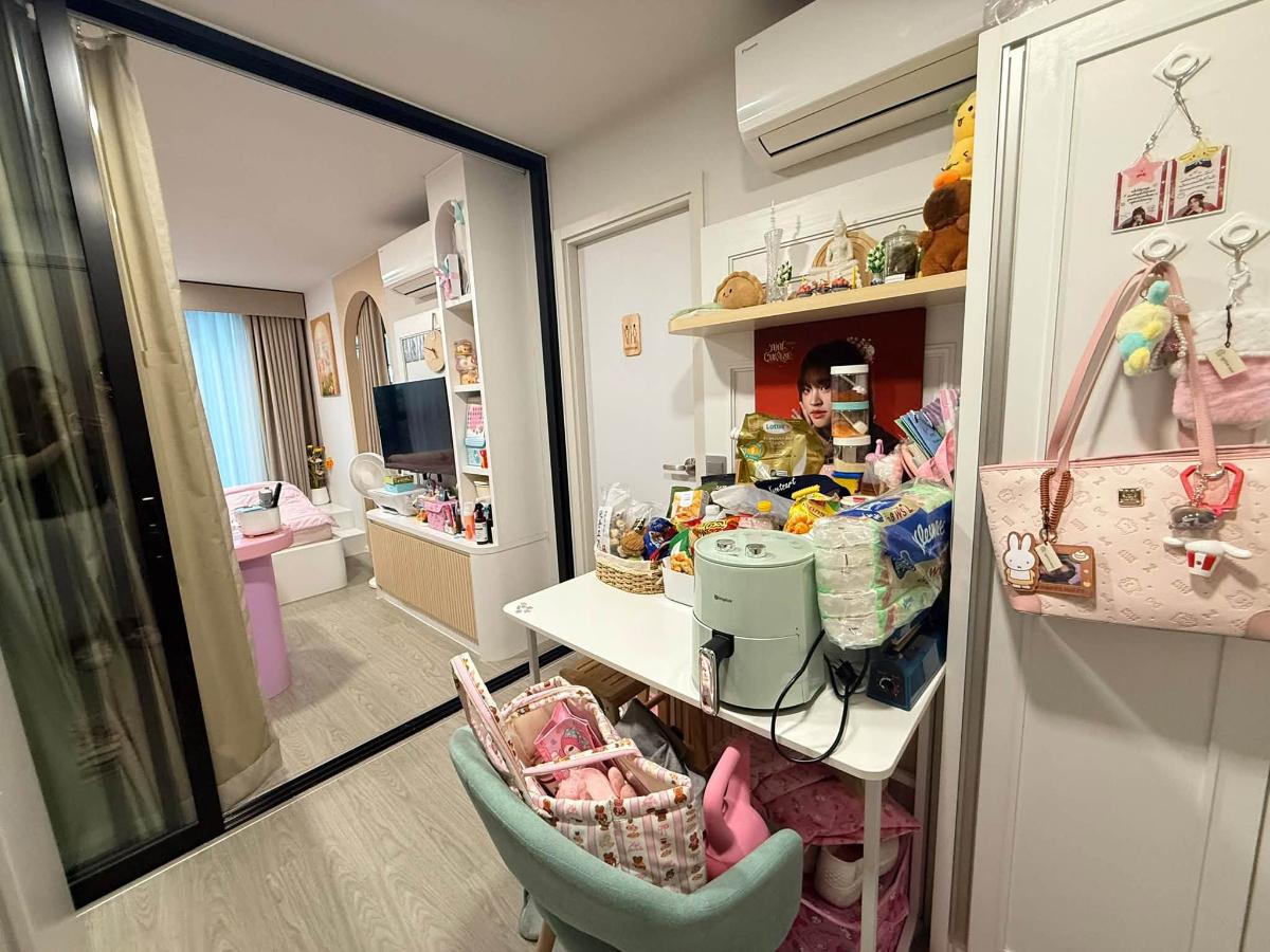 รูป [VR0850] 🔥 เช่า 13,500/เดือน | ขาย 2.39 ล้าน | Atmoz Oasis อ่อนนุช  ขนาด 26.45 ตร.ม. 1 ห้องนอน + Walk-in Closet แต่งครบพร้อมอยู่ 🔥 - รูปที่ 5/10