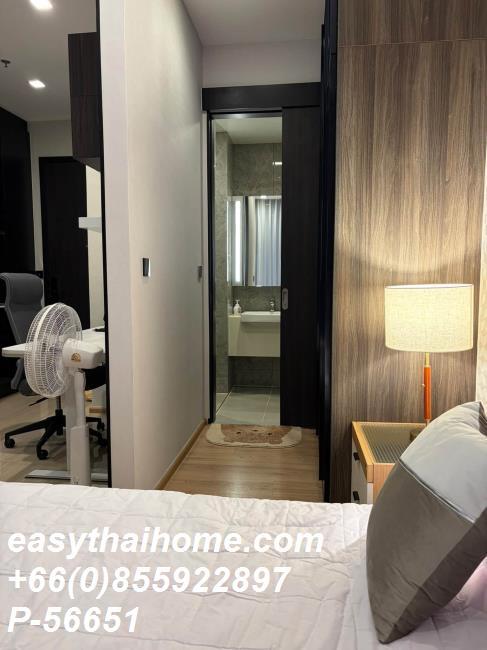 รูป P-56651 ให้เช่า  โนเบิล อราวน์ อารีย์ | Studio | 27 ตร.ม. | ชั้น 30 | วิวเมือง | เฟอร์นิเจอร์ครบ  📞 Line ID: @easythaihome | 085-592-2897 - รูปที่ 6/12
