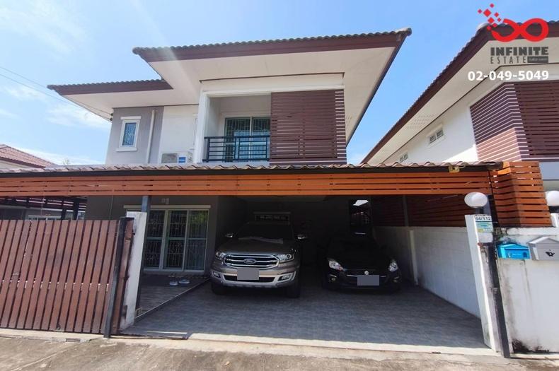 รูป ขายบ้านเดี่ยว 2 ชั้น หลังมุม ม.บ้านเอกกวิน 5 ถนนสังฆสันติสุข กระทุ่มราย เขตหนองจอก  - รูปที่ 1/12