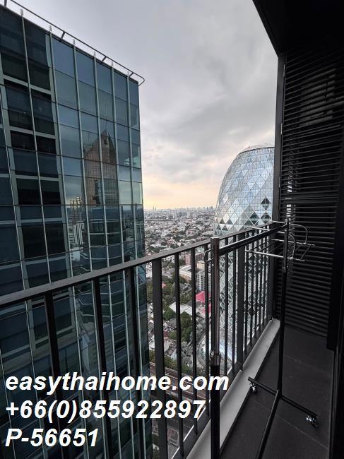 รูป P-56651 ให้เช่า  โนเบิล อราวน์ อารีย์ | Studio | 27 ตร.ม. | ชั้น 30 | วิวเมือง | เฟอร์นิเจอร์ครบ  📞 Line ID: @easythaihome | 085-592-2897 - รูปที่ 9/12