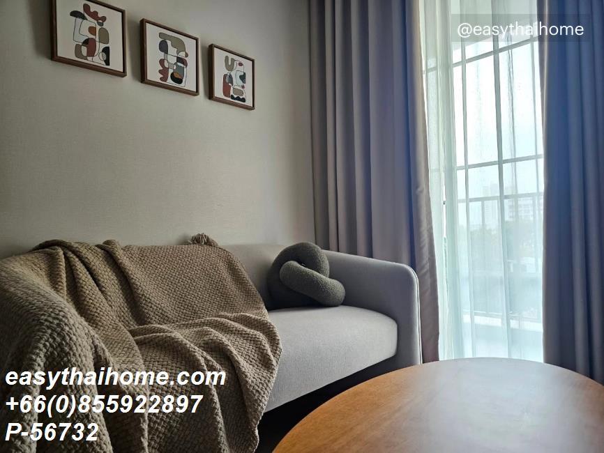 รูป P-56732 ให้เช่า มาเอสโตร 39 | 34 ตร.ม. | ชั้น 6 | วิวเมือง | เฟอร์นิเจอร์ครบ | เลี้ยงสัตว์ได้ 1 ตัว 📞 Line ID: @easythaihome | 085-592-2897 - รูปที่ 6/16